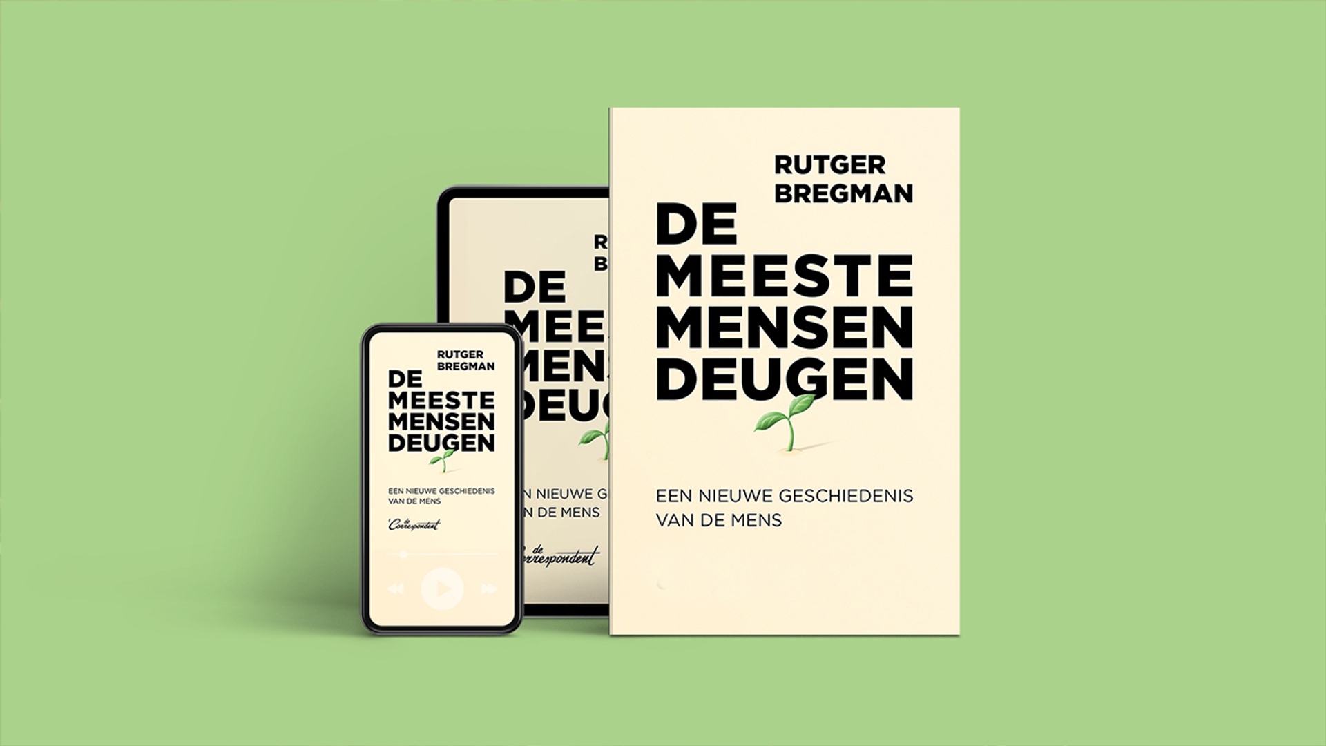 Boek: De Meeste mensen Deugen - Rutger Bregman
